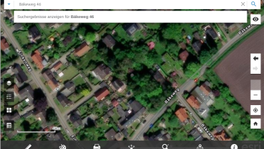 Bäkeweg 46 in Oldenburg - Quelle: https://gis4ol.oldenburg.de/Stadtplan/